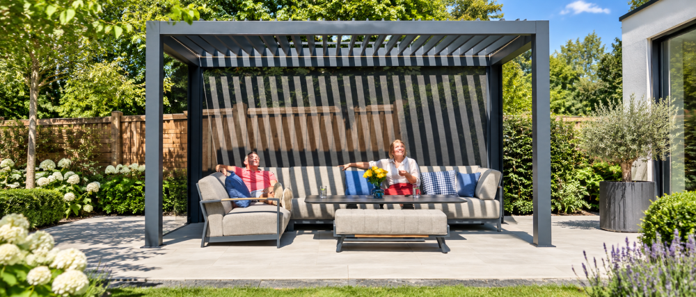 pergola in garden