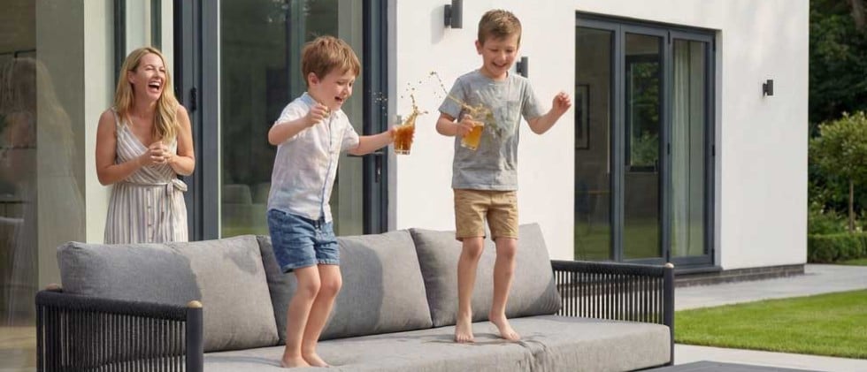 kids mucking about