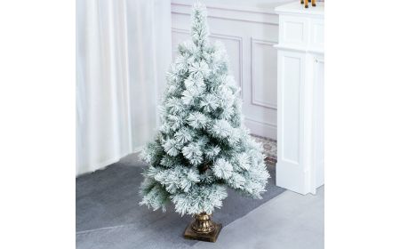 Vermont 4ft 120cm White Christmas Tree