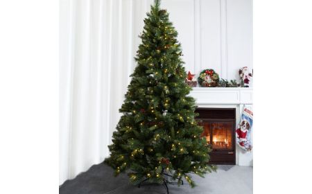 Granby 6ft 180cm Premium Pre Lit Christmas Tree with 350 LED Lights
