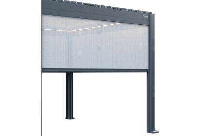 MASTER 4 Metre Electric Single Roller Blind Light Grey
