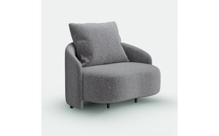 Amalfi Single Sofa - Grey