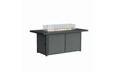 2m Gas Firepit Table TRIBECA Fabric Sides
