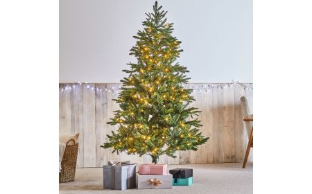 Silverton 6ft 180cm Premium Pre Lit Christmas Tree with 250 LED Lights