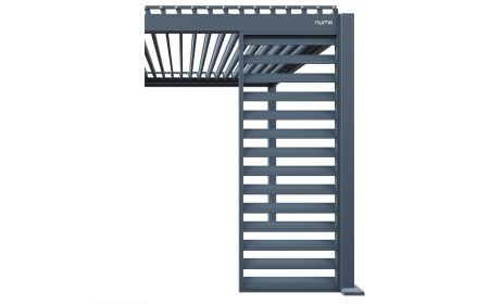 MASTER 1 Metre Single Slatted Screen 