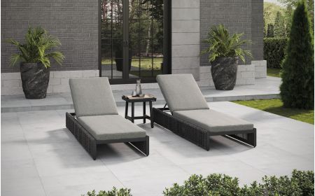 Soho Dual Sunlounger Set With Bellaire Table