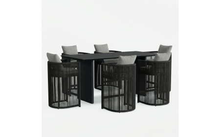 Belgravia 6 Seat Bar Set With Soho Bar Stools