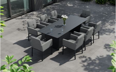 Tribeca 8 Dining Set with Large Belgravia Table