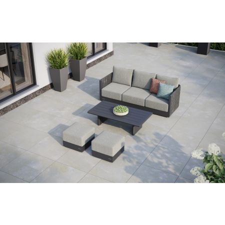 Calma L2 Sofa Set & Calma Coffee Table With Footstools