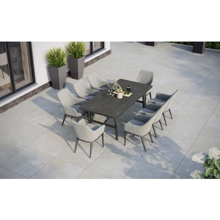 Hudson 8 Dining Set with Bellaire Table