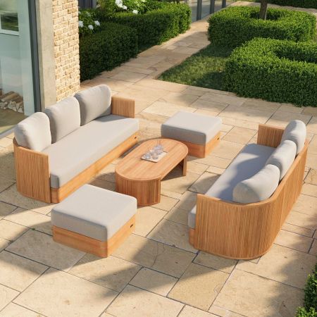 Cayman 3 Seat Sofa Set 4