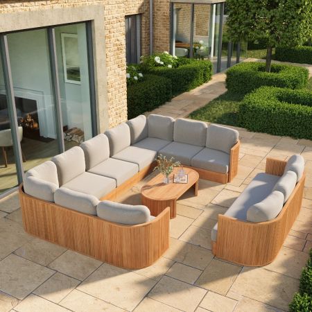 Cayman L8 Wide U-Shape & 3-Seat Sofa Set