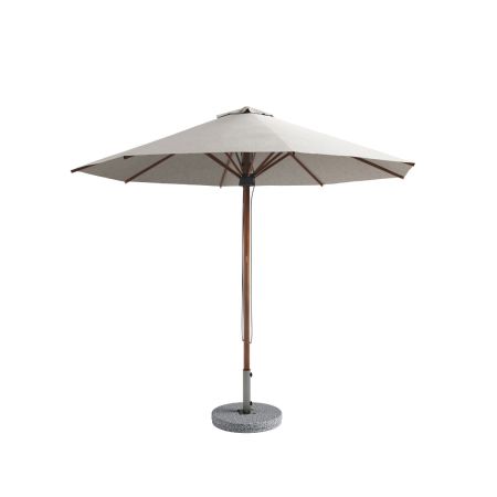Eclipse Beige Parasol & Stone Base