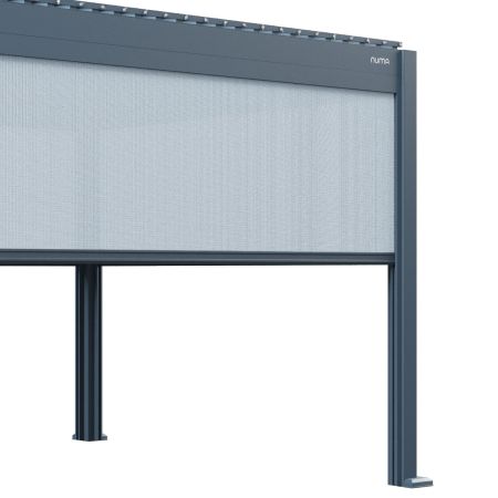 4 Metre Manual Single Roller Blind Light Grey