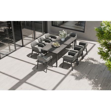 Lucerne 8 Dining Set with Sloane Table