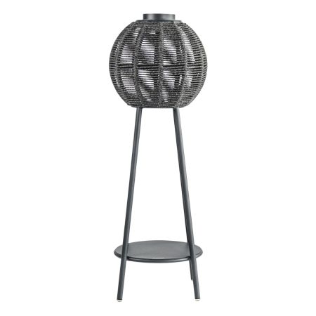 ORB Floor Standing Round Outdoor Lamp - Grey