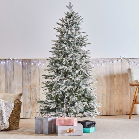 Breckenridge 6ft 180cm White Slim Christmas Tree