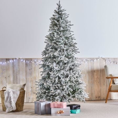 Breckenridge 7ft 210cm White Slim Christmas Tree