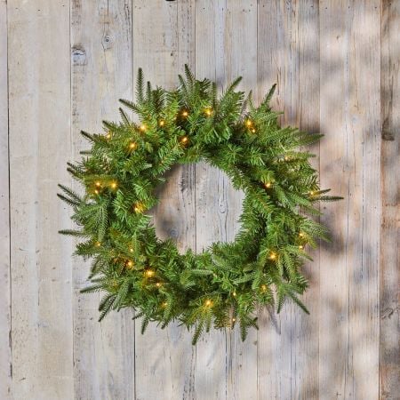 Apex Wreath 60cm Pre Lit with 35 LED Lights