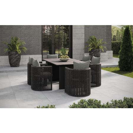 Soho 6 Dining Set with Medium Belgravia Table