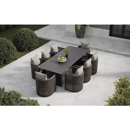 Soho 8 Dining Set with Large Belgravia Table