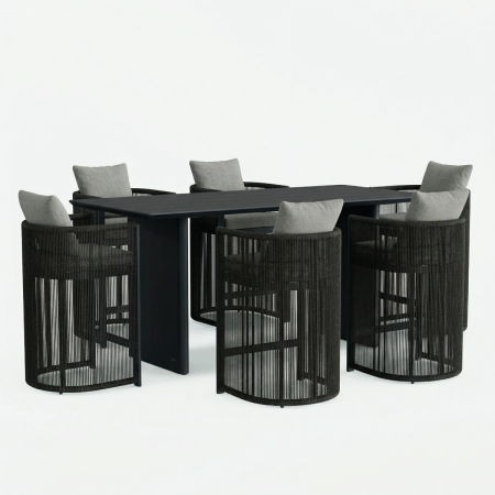 Belgravia 6 Seat Bar Set With Soho Bar Stools