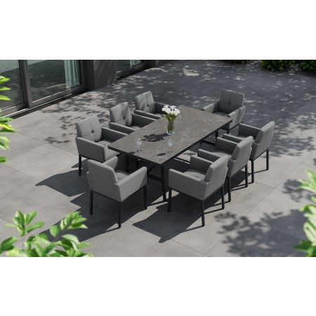 Tribeca 8 Dining Set with Bellaire Table