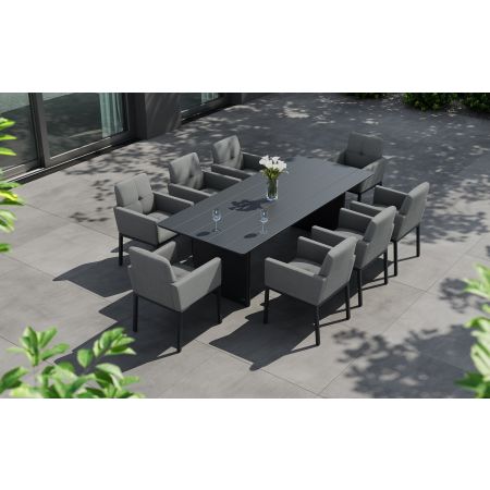 Tribeca 8 Dining Set with Large Belgravia Table